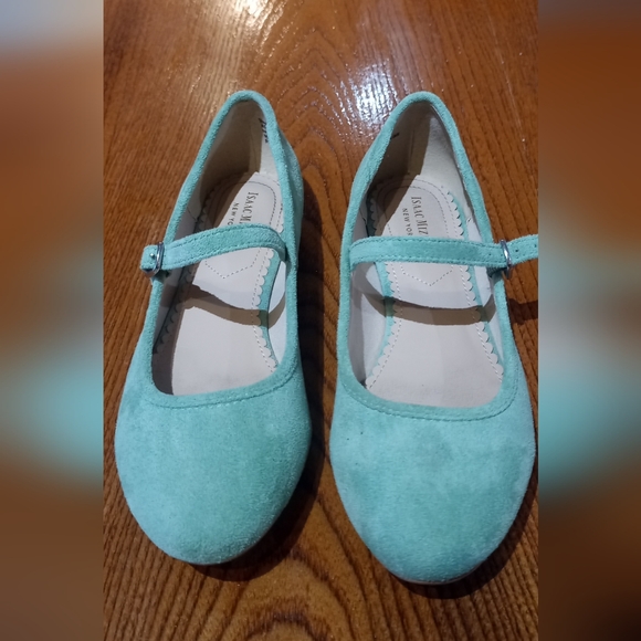 Isaac Mizrahi New York Green Flat Shoes - Picture 1 of 6